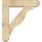 Ekena Millwork Funston Craftsman Rough Sawn Bracket w/ Offset Brace, Douglas Fir, 8"W x 34"D x 38"H BKT0806X34X38FST04RDF - alternate 3